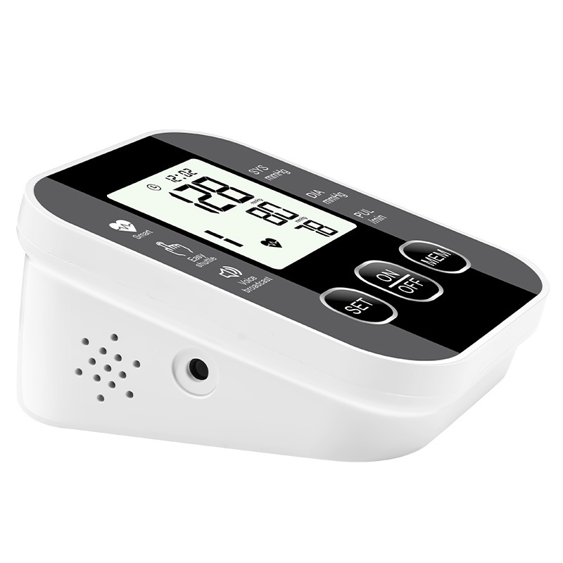 Sphygmomanometer Home Foreign Trade English Voice Broadcast USB Plug-in Upper Arm Automatic Measurement Electronic Blood Pressure Meter
