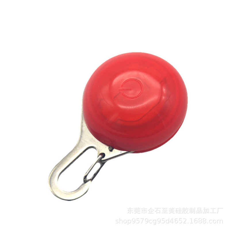 Pet luminous pendant led luminous glitter pendant jewelry pet supplies night dog walking artifact dog pendant