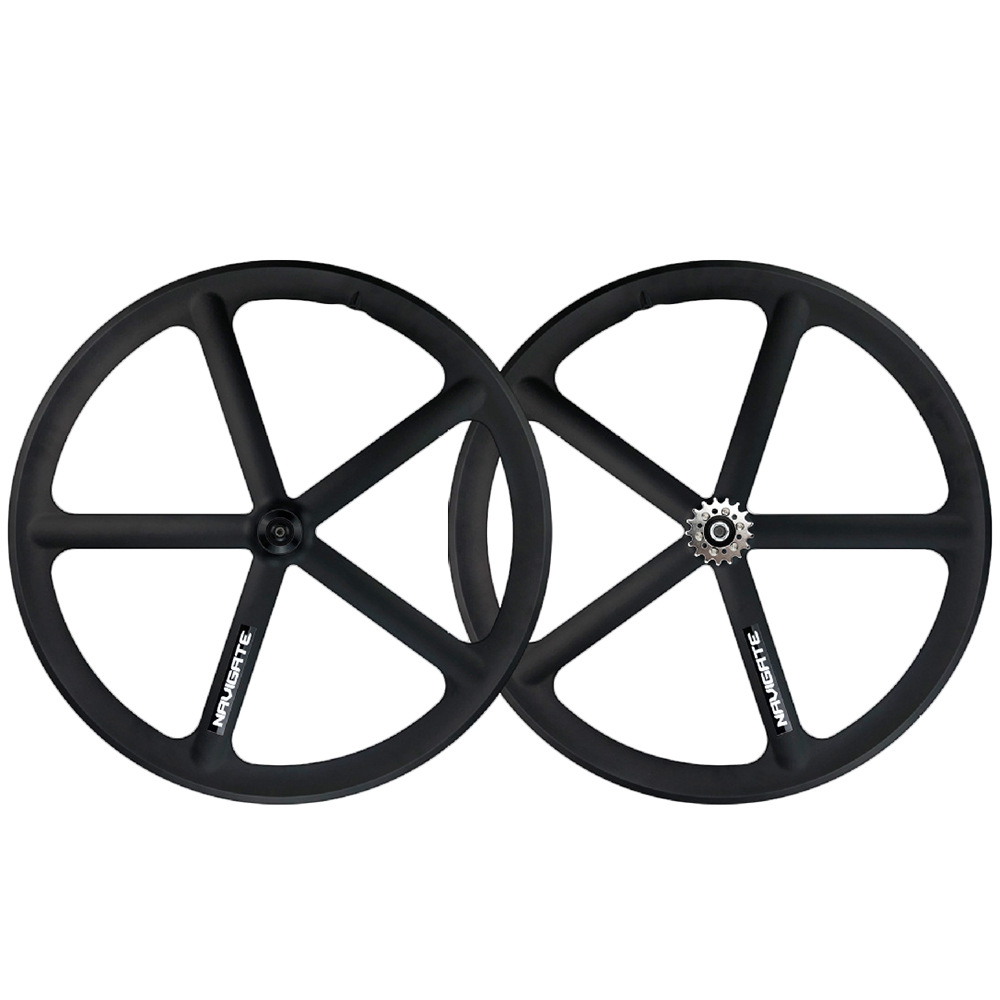 700C мертвый флай интегрированное колесо магниевый сплав прямые продажи односкоростное V-тормозное интегрированное колесо комплект