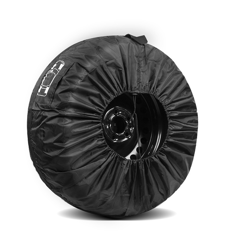 Car All-Inclusive Tire Spare Tire Cover 190t Cloth Dustproof and Waterproof Spare Tire Snow Tire Cover Protection Storage Cover