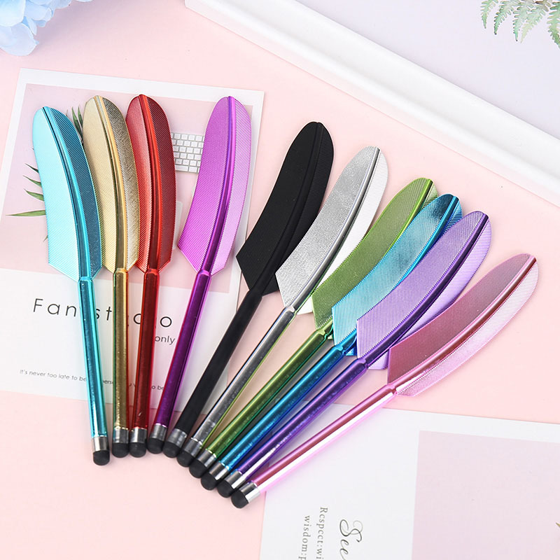 Factory direct feather stylus stylus capacitive pen painting pen for Huawei Apple Xiaomi and other capacitive screens