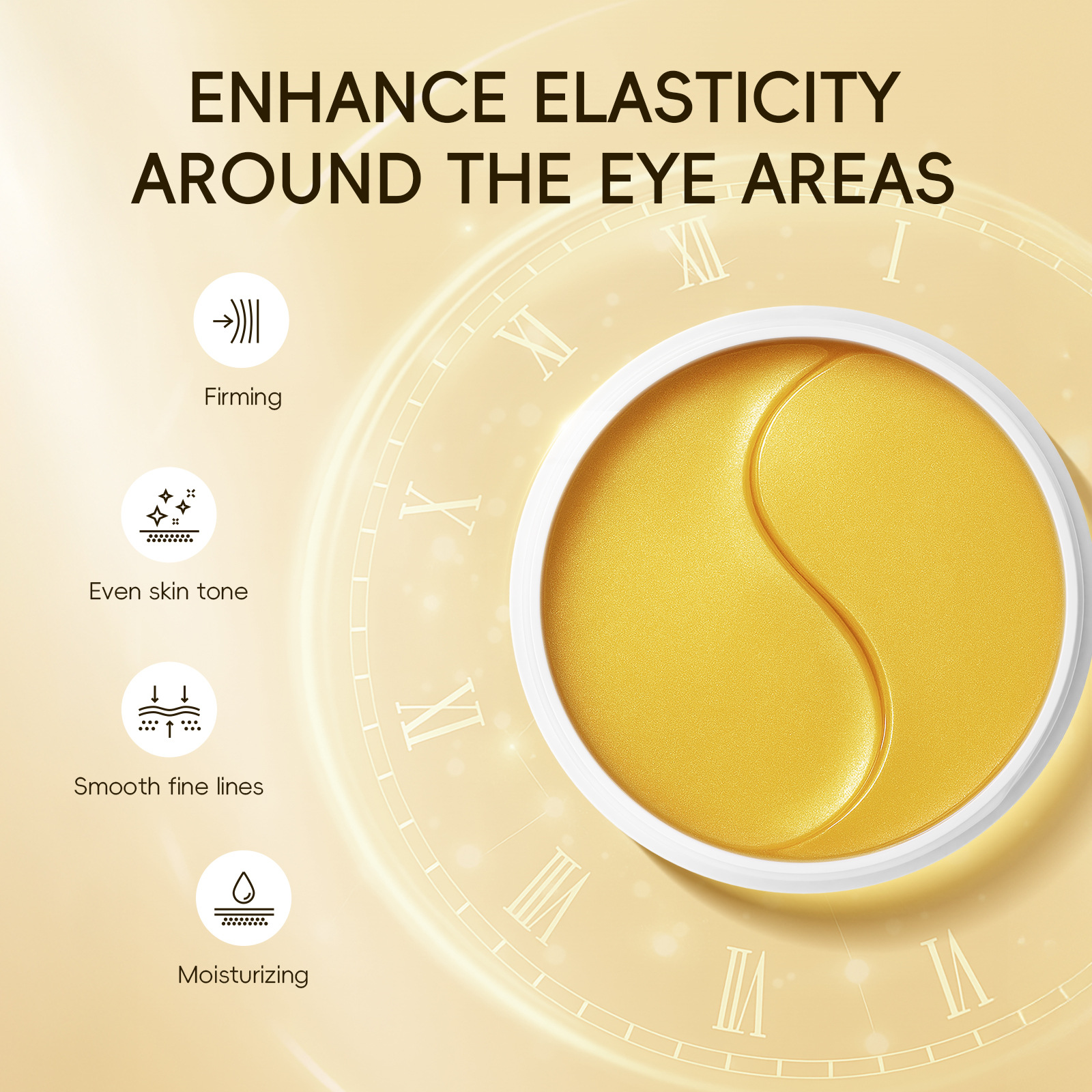 Laikou Snail Eye Mask 50 Pieces Eye Care Moisturizing and Hydrating Skin Care Products Manufacturer Cross-Border Supply