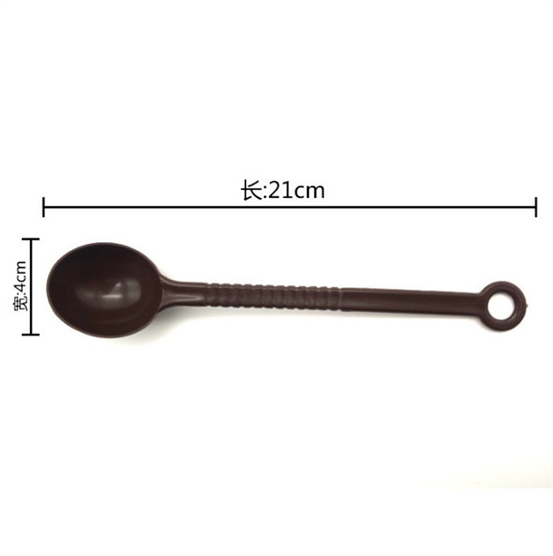 Fruit powder spoon plastic coffee bean spoon measuring powder spoon 10 grams ml grams seasoning spoon milk tea shop small spoon ounces Creamer spoon