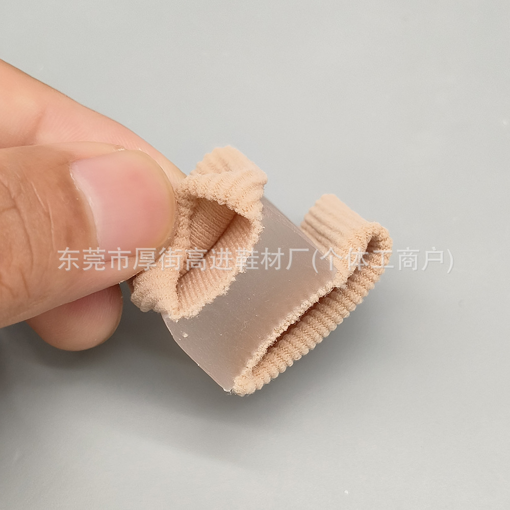 Fiber Tube Double Hole Toe Separator Assists in Correcting the Symptoms of Overlapping Toes of the Big Toe, Soft Anti-Pain Correction Separator
