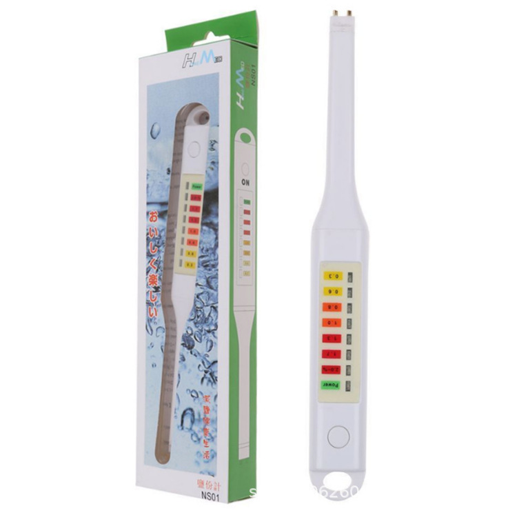 Pen-type electronic salinity salt meter vegetable soup salty light concentration test pen salinometer salinity test