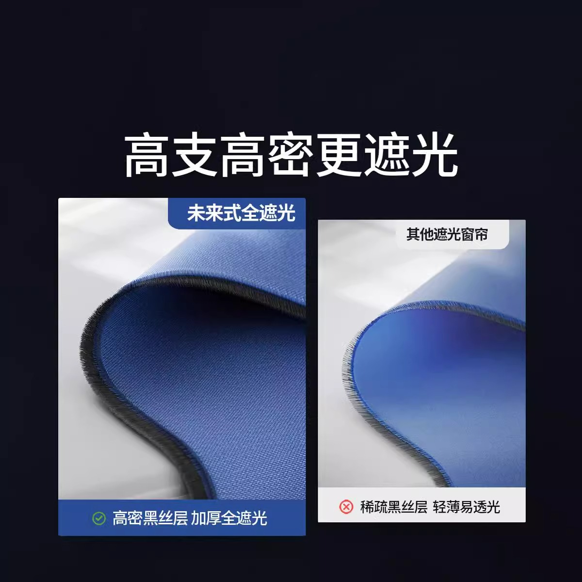 Full Shading Curtain Punch-free Finished Bedroom Sun Protection and Heat Insulation 2024 New Balcony Shading Cloth Master Bedroom Floating Curtain