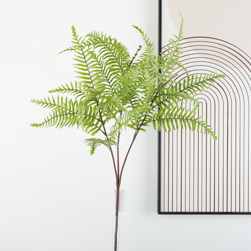 Artificial Fern Green Plant Potted Plant for Living Room Home Wedding Celebration Decoration Ornament Artificial Persian Grass Fern Fern Grass