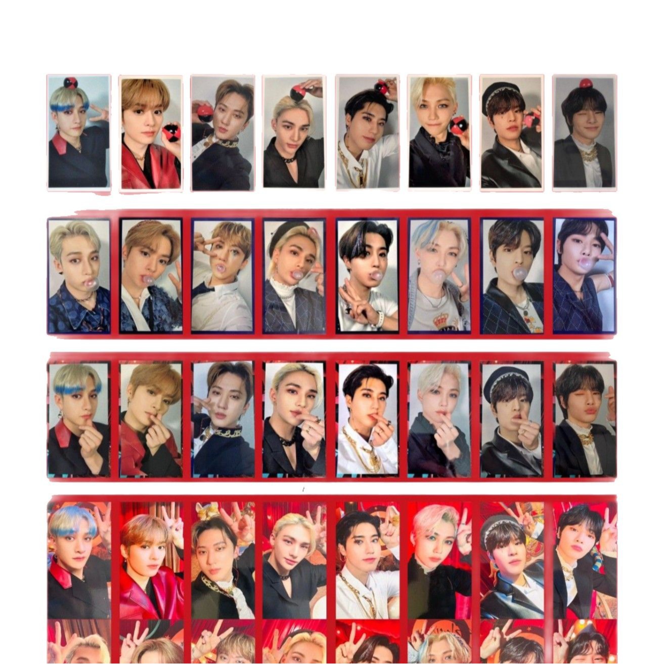 Stray Kids Circus Circus одинаковый стиль маленькая карта [набор из 8 штук]