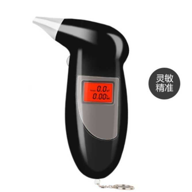Alcohol Tester, Blow-Type Safety Drunk Driving Tester, Car-Mounted Drunk Driving Detector, Italian