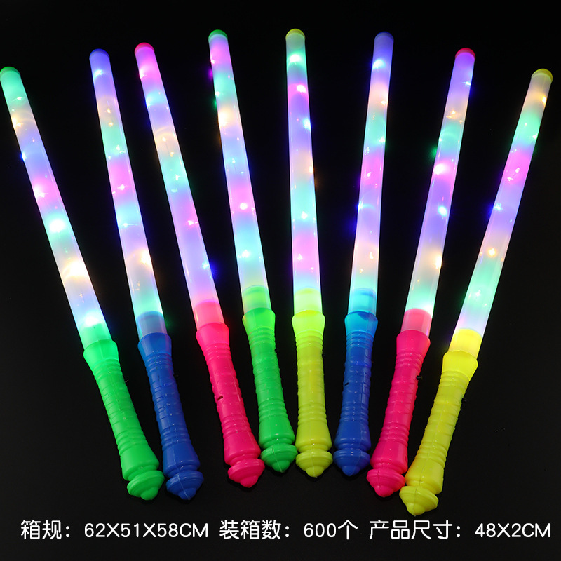 Colorful Monochrome Glow Stick Wholesale Digital LED Seven Light Medium Glow Stick Colorful Glow Stick Flash Stick Wholesale