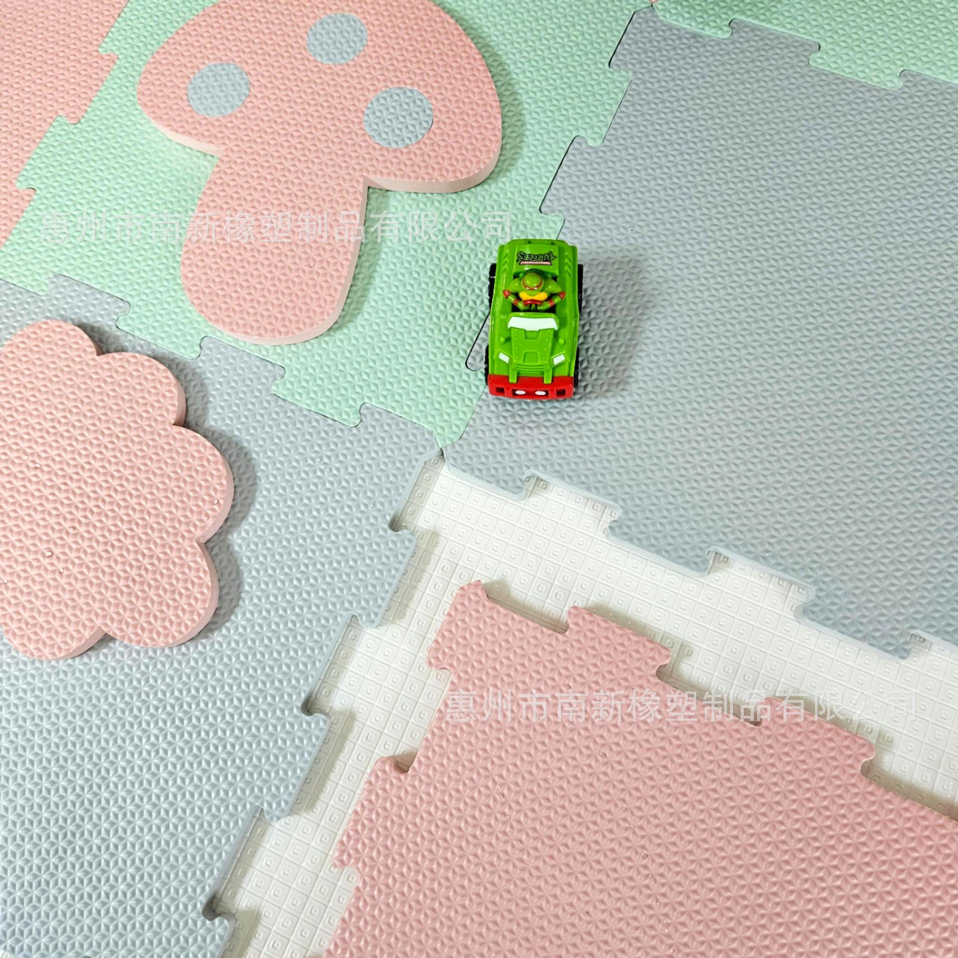 Factory Customized Plain Splicing Home Bedroom Eva Anti-Fall, Moisture-Proof and Shock-Absorbing Foam Splicing Climbing Mat Floor Mat