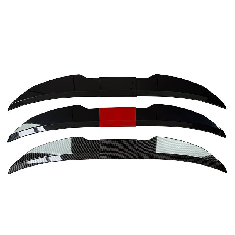 Car Modification Adjustable No-Drill Rear Wing Trunk Spoiler Universal Abs Blade Style Rear Wing