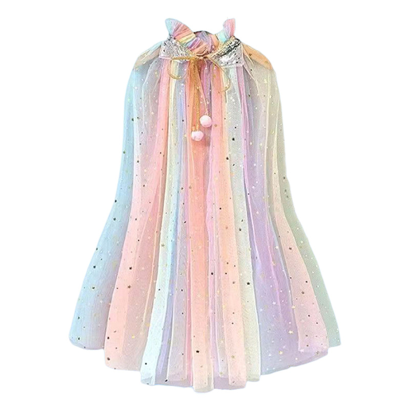 Elsa Cloak Set Halloween Children's Day Performance Costumes Children's Toys New Year's Toys Gifts for Children