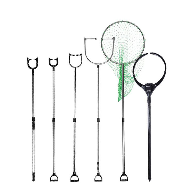 Campus Aluminum Alloy Anti-Riot Steel Fork Telescopic Foot Fork Multi-Functional Restraint Foot Fork Waist Fork Protective Equipment Explosion-Proof Equipment