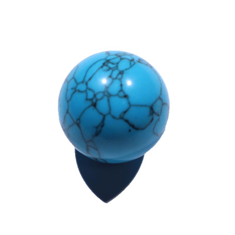 Round Beads Non-Porous Natural Stone Crystal Beads Mini Balls Semi-Precious Stones DIY Stone Jewelry Handmade Beading Material