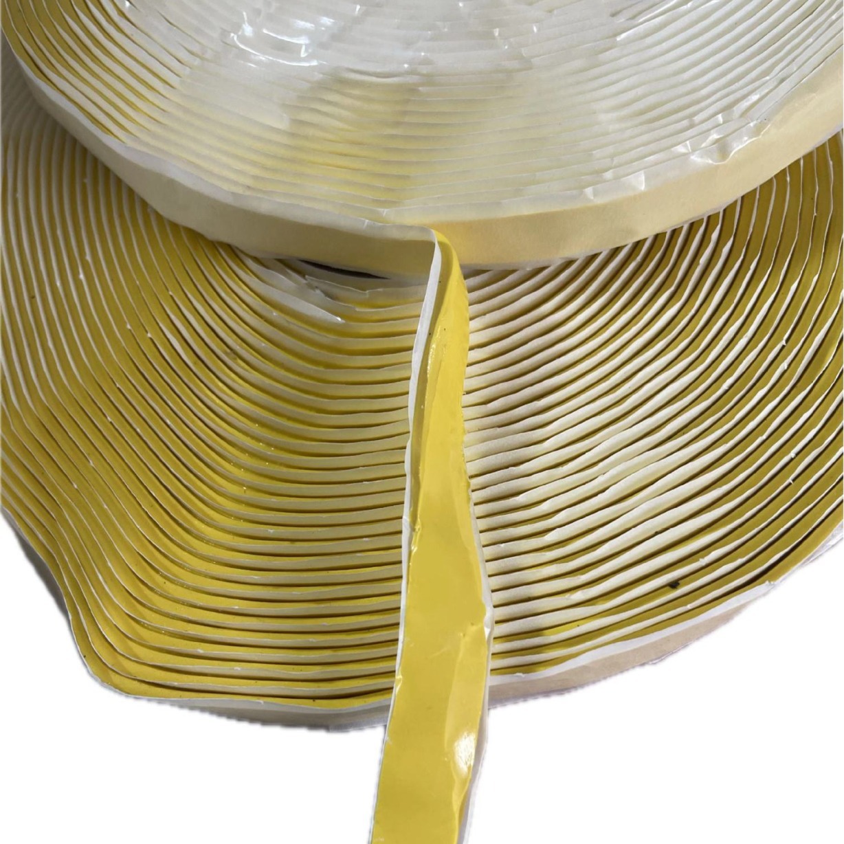 Butyl sealing strip yellow high temperature RTM/FRP vacuum diversion consumables auxiliary rubber sealing strip