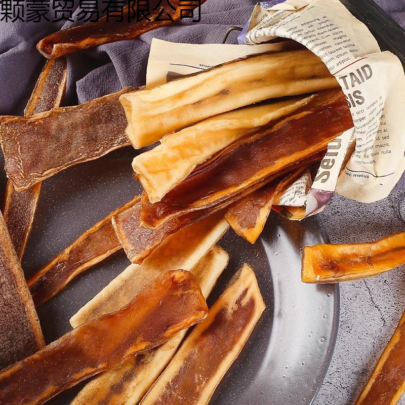 Air-Dried Cowhide Teething Stick for Dogs, Bite-Resistant Snacks for Small, Medium and Large Dogs, Teeth Cleaning, Safe and Does Not Hurt the Gastrointestinal Chewing Gum