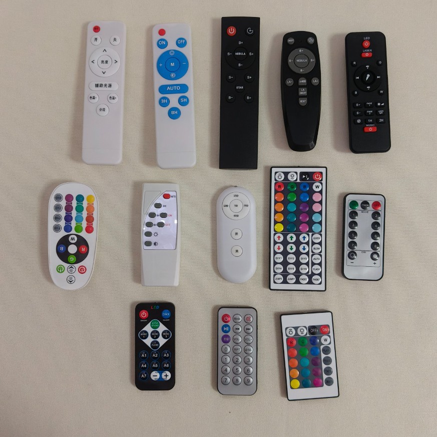 Ultra-Thin 24-Key Infrared Remote Control, Wireless 21-Key Colorful Remote Control for Fans and Home Appliances, Floodlight Remote Control
