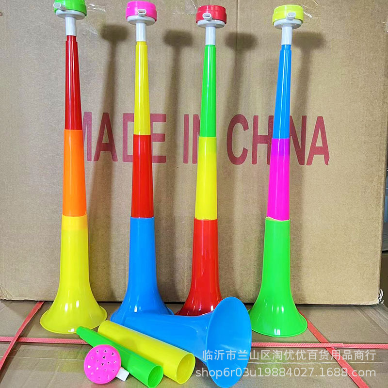 Three-section speaker stall children's toy thickened large speaker retractable sounding 2 yuan store department store wholesale