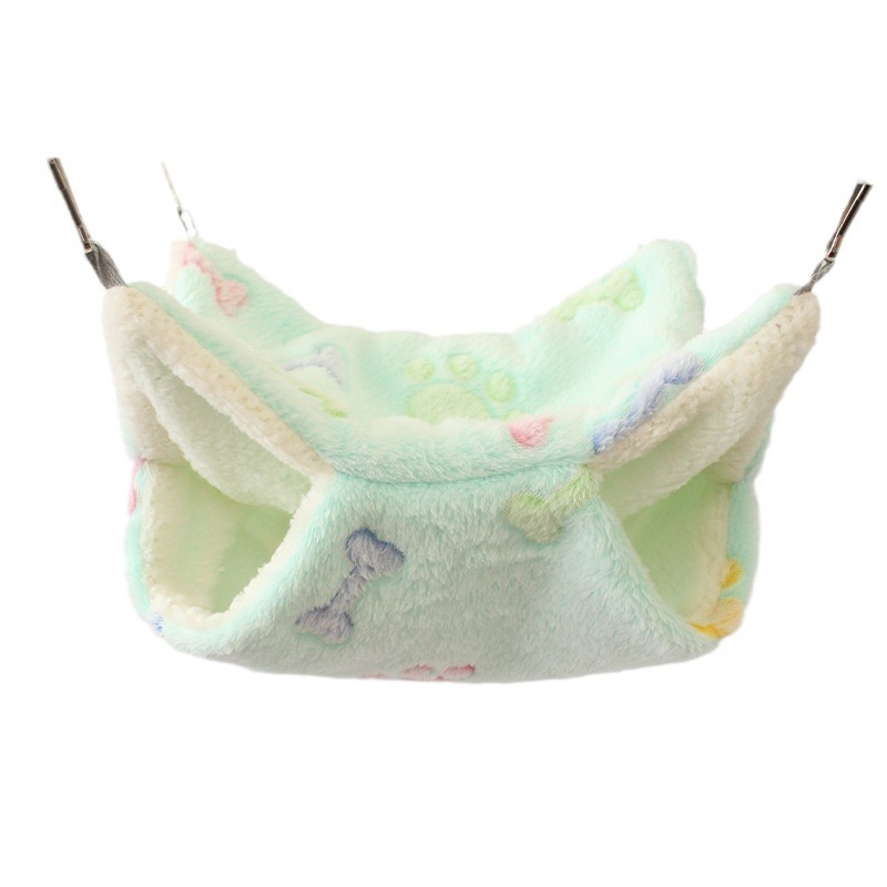 Small pet honey bag shrew sandwich hammock hanging squirrel sleeping bag double layer warm squirrel fleece-lined autumn and winter hammock