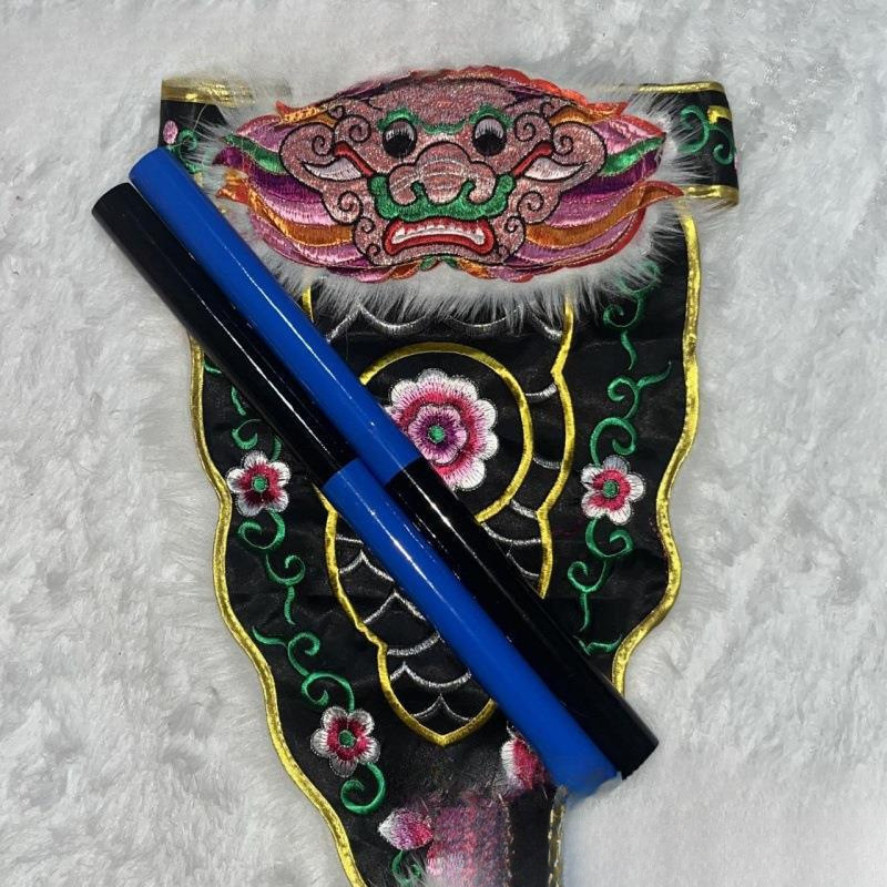 Children's Wooden Drumsticks for Performing the Shaoshan Yingge Dance