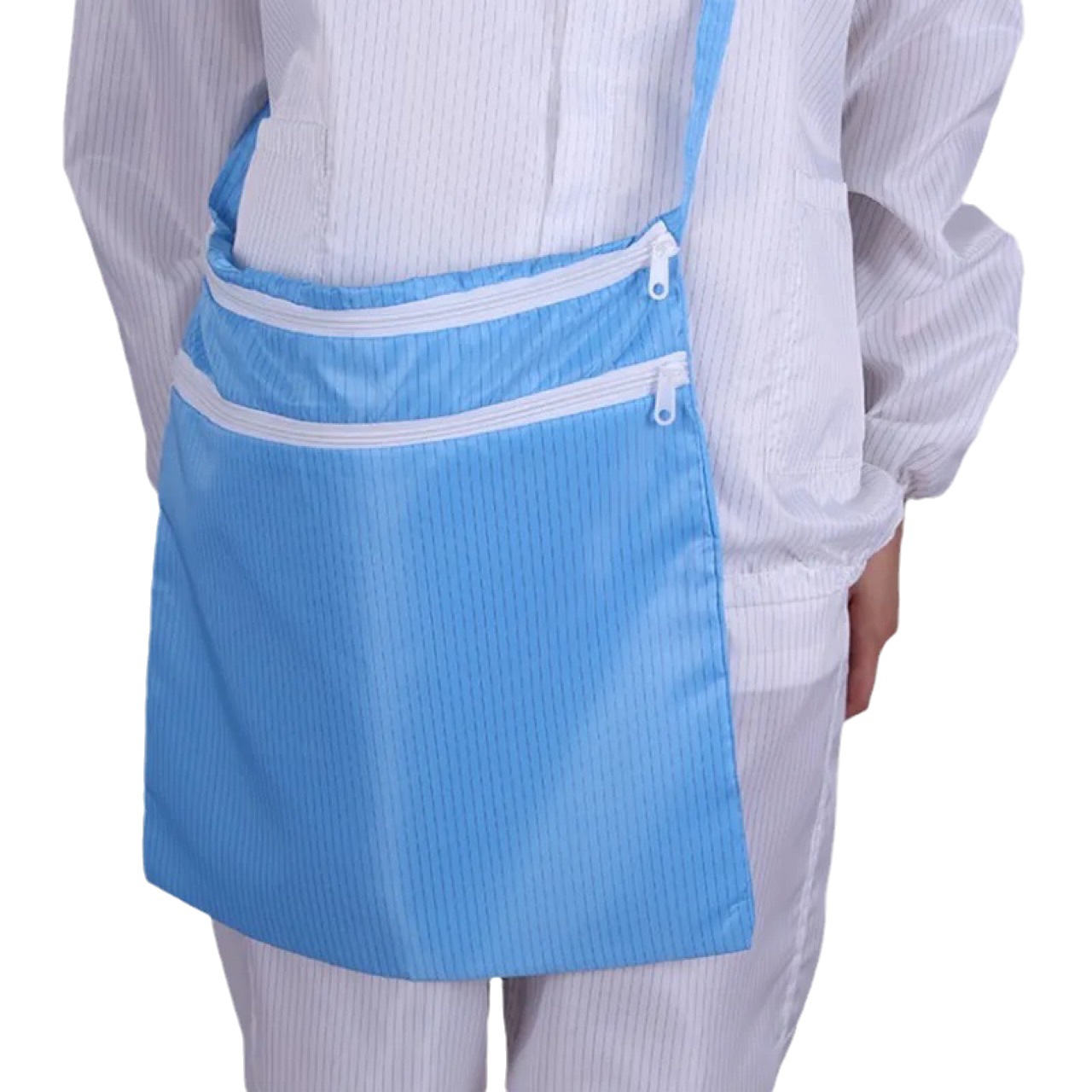 ESD dust-free dustproof clean room experiment anti-static clothing backpack dust-free clothing backpack double zipper double bag satchel