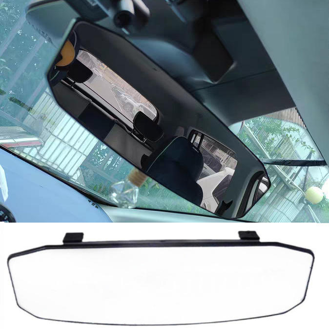 Car driving mirror HD car wide field of view rearview mirror wide angle flat curved surface indoor auxiliary reversing blind spot mirror