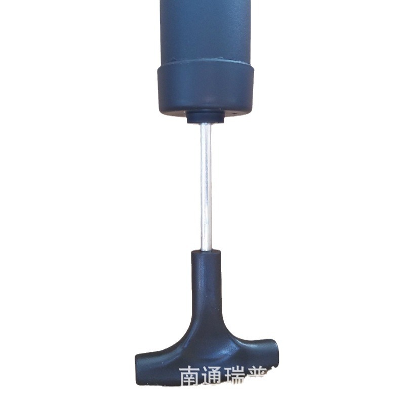Chenyu hand push inflatable cylinder 10 inch inflatable pump PP portable mini basketball football yoga ball needle pump