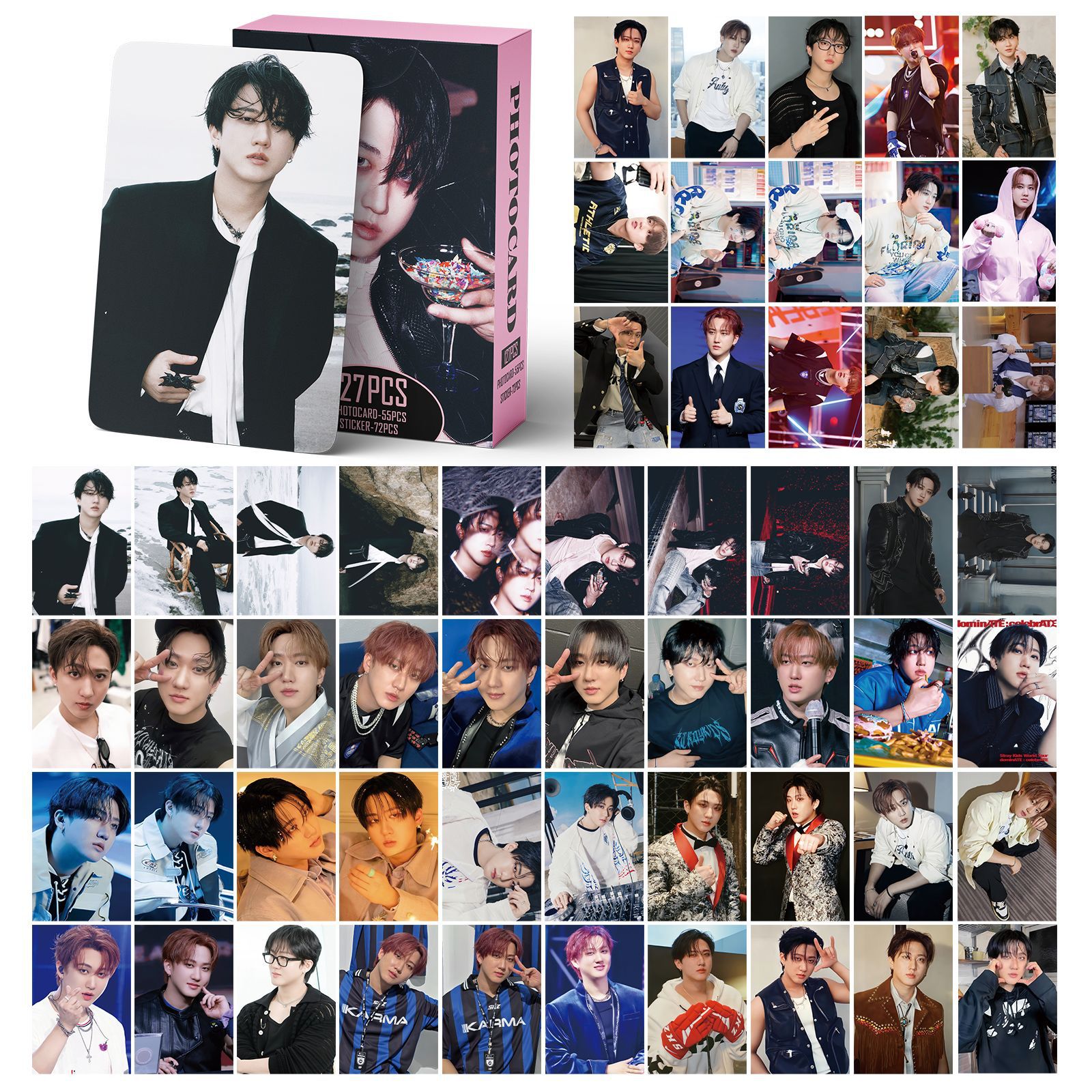 127 Straykids Do It Xoo Changbin Changbin Small Card Stickers in Stock