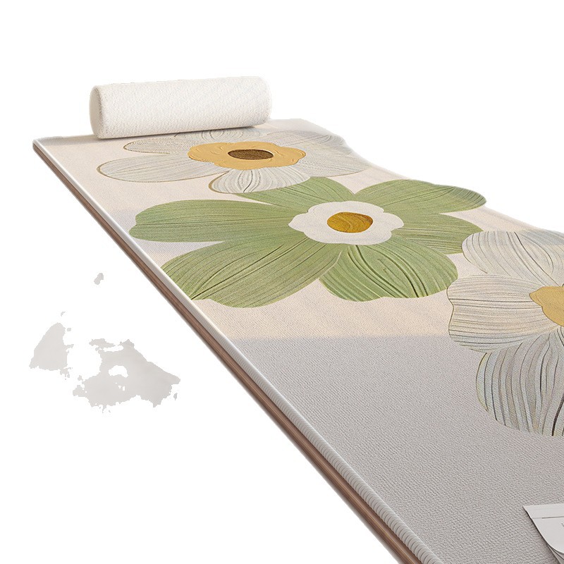 Simple Style Bay Window Mat, Universal Balcony Mat for All Seasons, Household Water-Absorbent Anti-Slip Mat, Stain-Resistant and Easy to Clean Tatami Mat