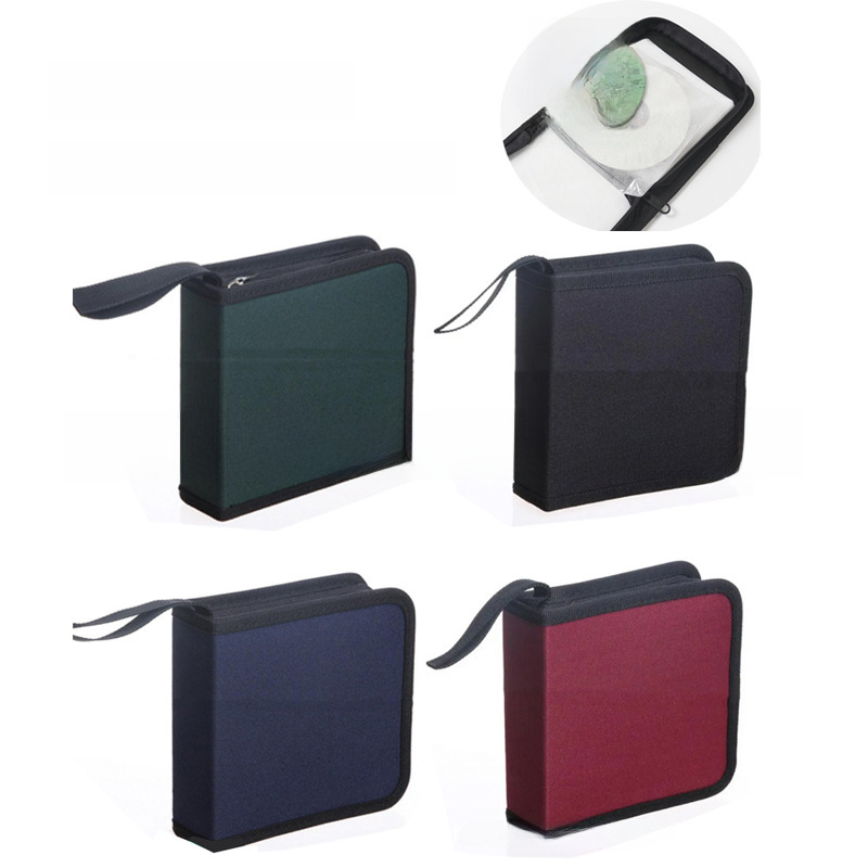 Foreign trade dedicated 40 pieces 80 pieces Oxford cloth CD box car home CD storage bag portable Portable Design in stock