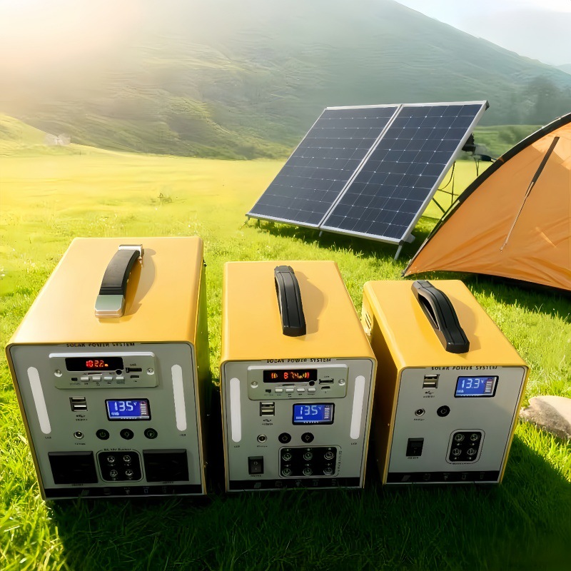 Переносное солнечное наружное энергосбережение мобильный источник питания для кемпинга и автопутешествий, солнечное хранилище энергии для Африки