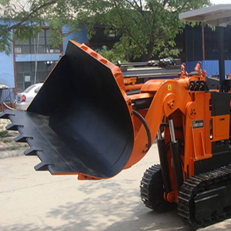 Side Unloading Rock Loader, Efficient Tunnel Slag Removal Equipment, Wide Bucket for Quick Unloading