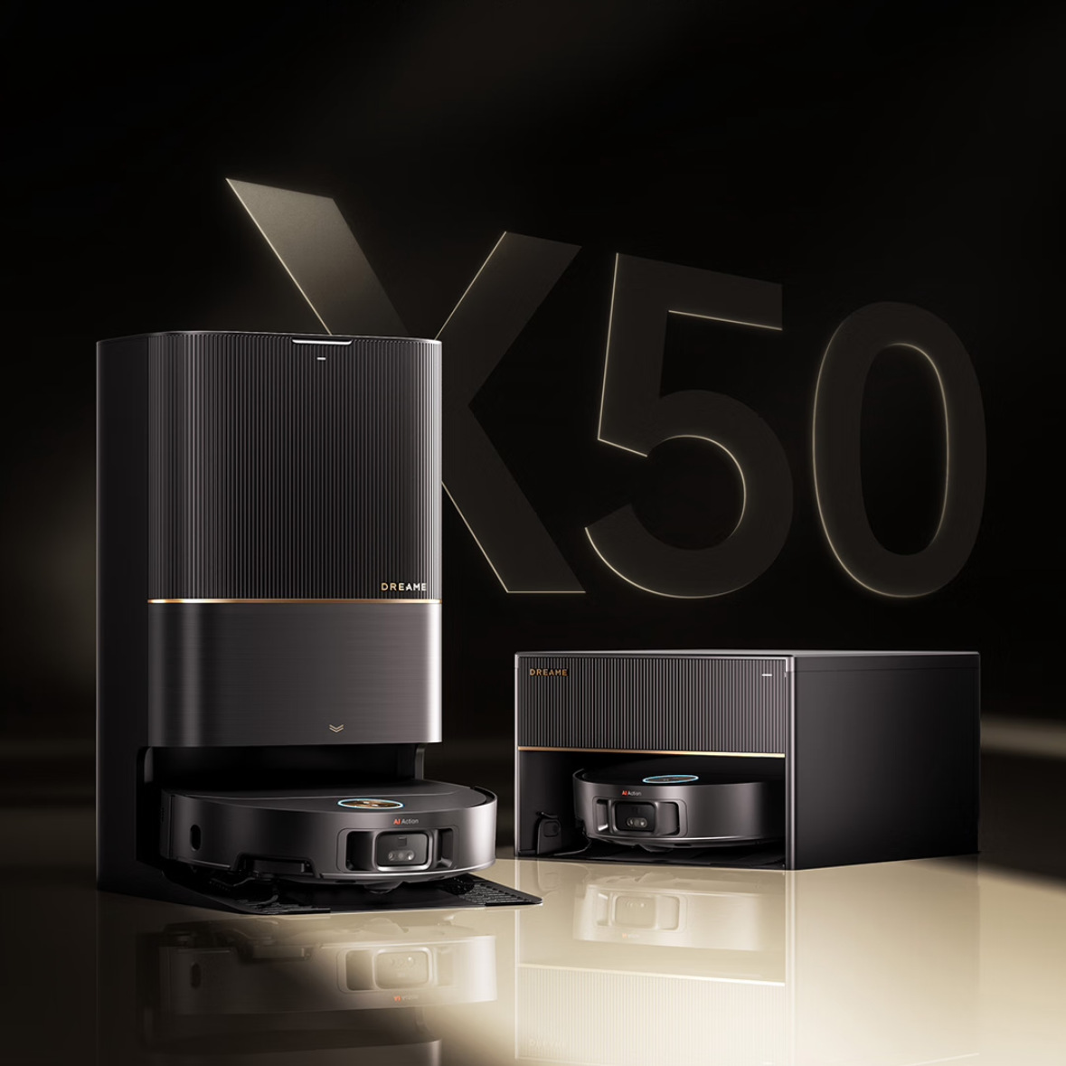 Робот-пылесос Chuimi X50 Pro, эксклюзивная версия, ультратонкий, полностью автоматический, станция для очистки, горячая вода, мытье, сушка