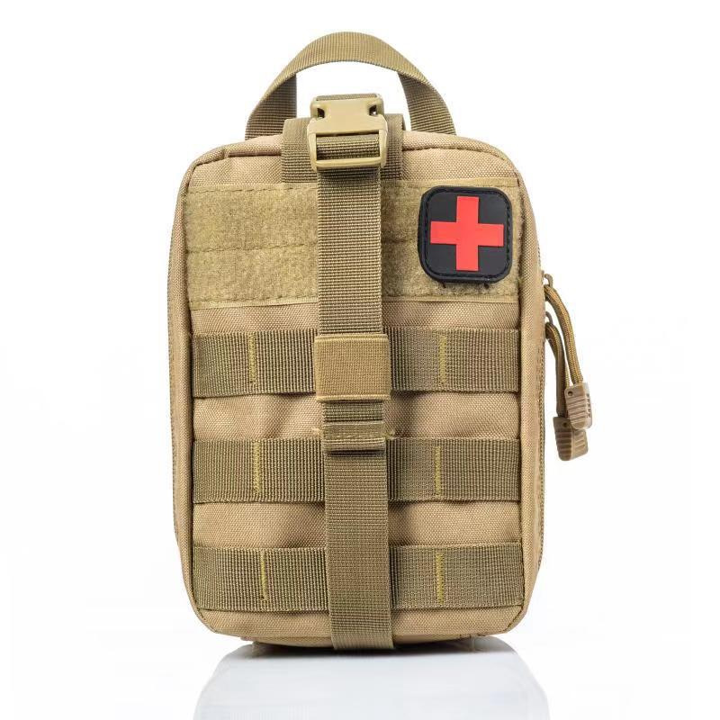 Tactical Medical Bag Attachment Bag Accessory Bag Tactical Waist Pack Camouflage Multifunctional Bag Outdoor Climbing Survival Bag
