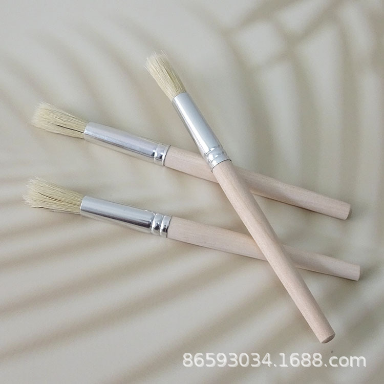 Cleaning brush coffee powder cleaning brush bar desktop hand grinder brush espresso coffee machine wooden handle brush