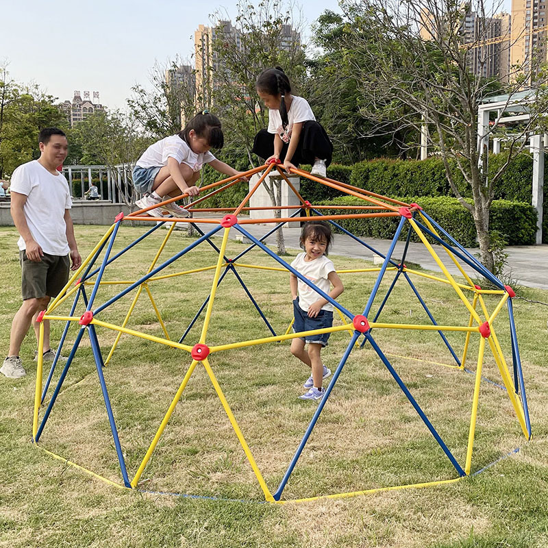 333cm Three-Color Large Climbing Frame Kidsren's Climbing Frame Climbing Game Frame Climber Dome