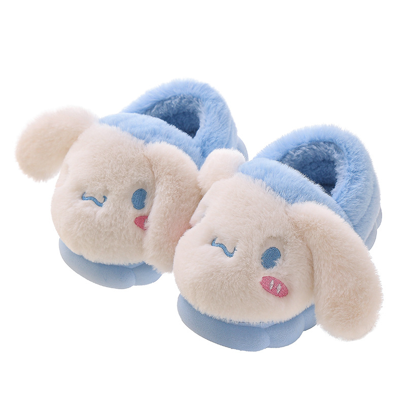 New autumn and winter cartoon children's cotton slippers medium and large children's baby cotton slippers cute parent-child home non-slip warm cotton
