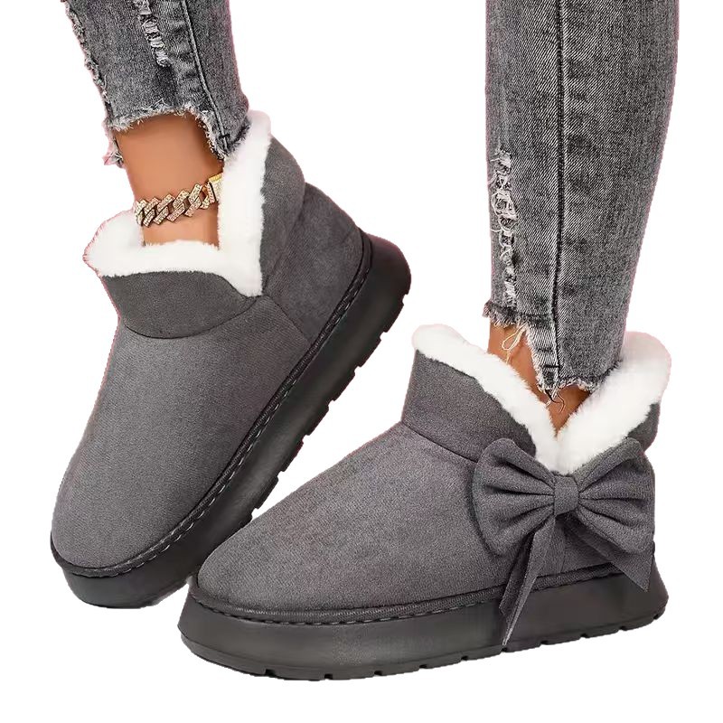 Cross-Border New Amazon Home Cotton Slippers Warm and Thickened Couple Style Simple Autumn and Winter Indoor Half-Pack Heel Home