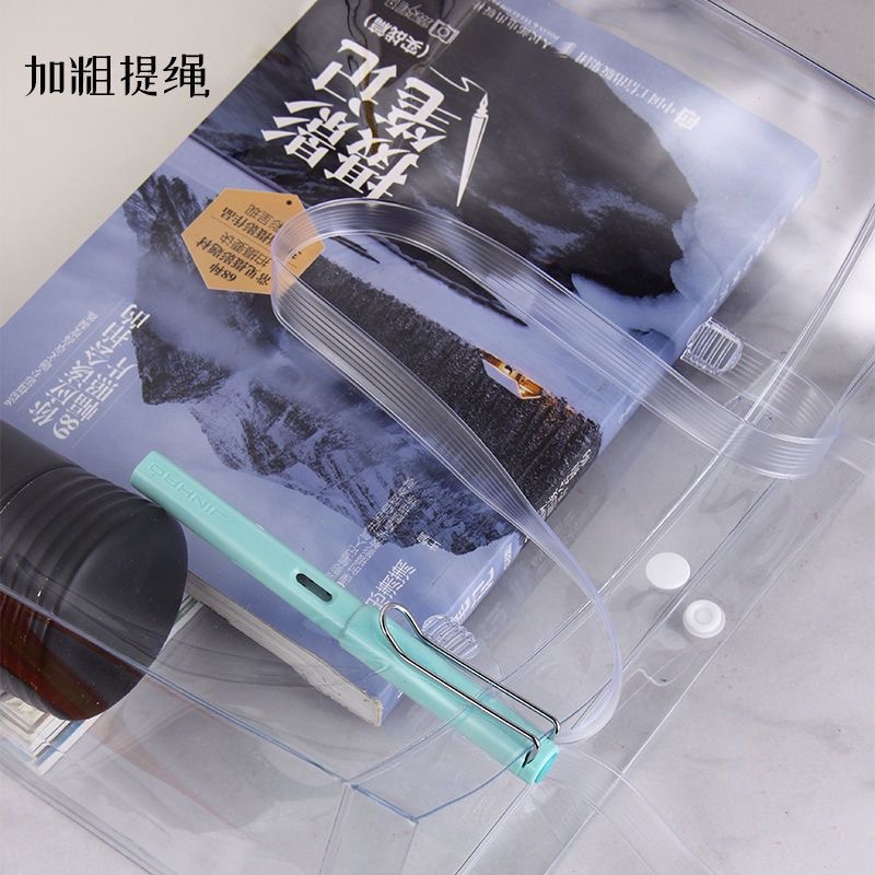 High School and College Entrance Exam Open-Book Exam Success Bag, Transparent Large-Capacity Tote Bag for Exam Room