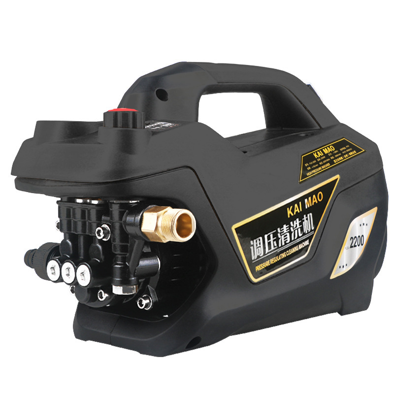 [Factory Proprietary] Kai Mao Brand Adjustable Pressure Household Automatic Water Gun Portable High Pressure Washer 220V Car Washer
