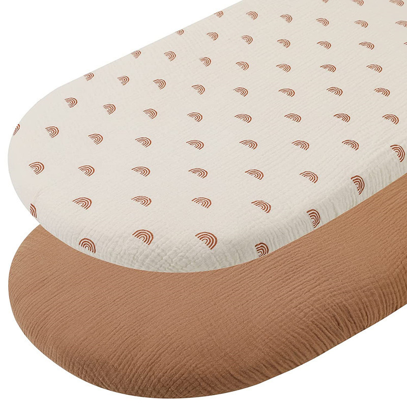 Foreign trade factory baby cradle cotton gauze bed hat newborn bedspread children baby kindergarten bedding sheets