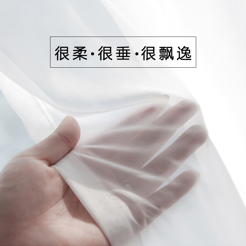 Занавеска однотонная, шифоновая, гостиничная оконная сетка, проектное производство, большой ассортимент, индивидуальная настройка занавесок