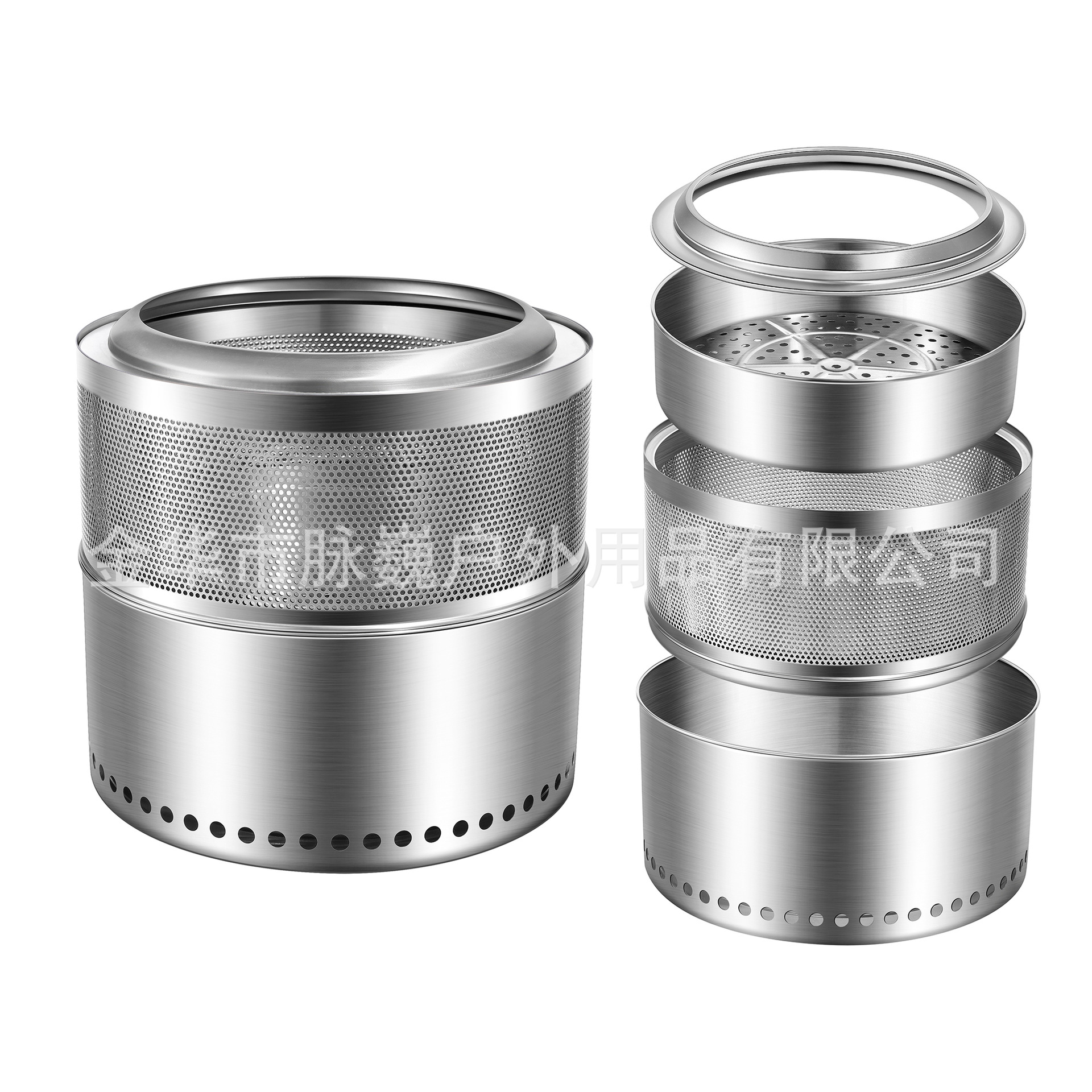 Портативная дровяная печь для кемпинга, складная печь для газификации дров, пикник, путешествие, поле, маяк Mw-D245A