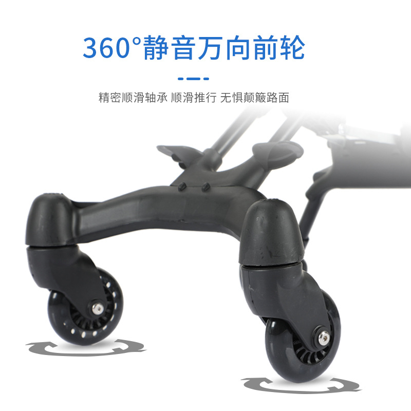 2025 Douyin Cross-border Hot Selling Baby Stroller Baby Walking Artifact Baby Stroller One-button Foldable Two-way Sitting