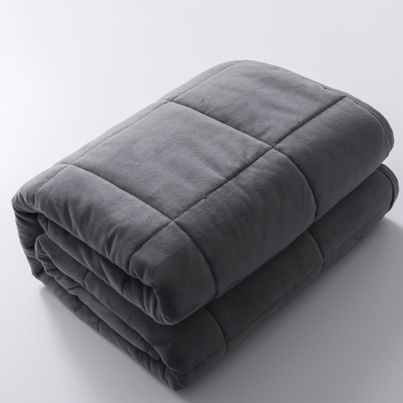 Классический стиль, темно-серое одеяло для кондиционера, хлопковый кристаллический бархатный матрас, индивидуальное одеяло с кристаллическим бархатом