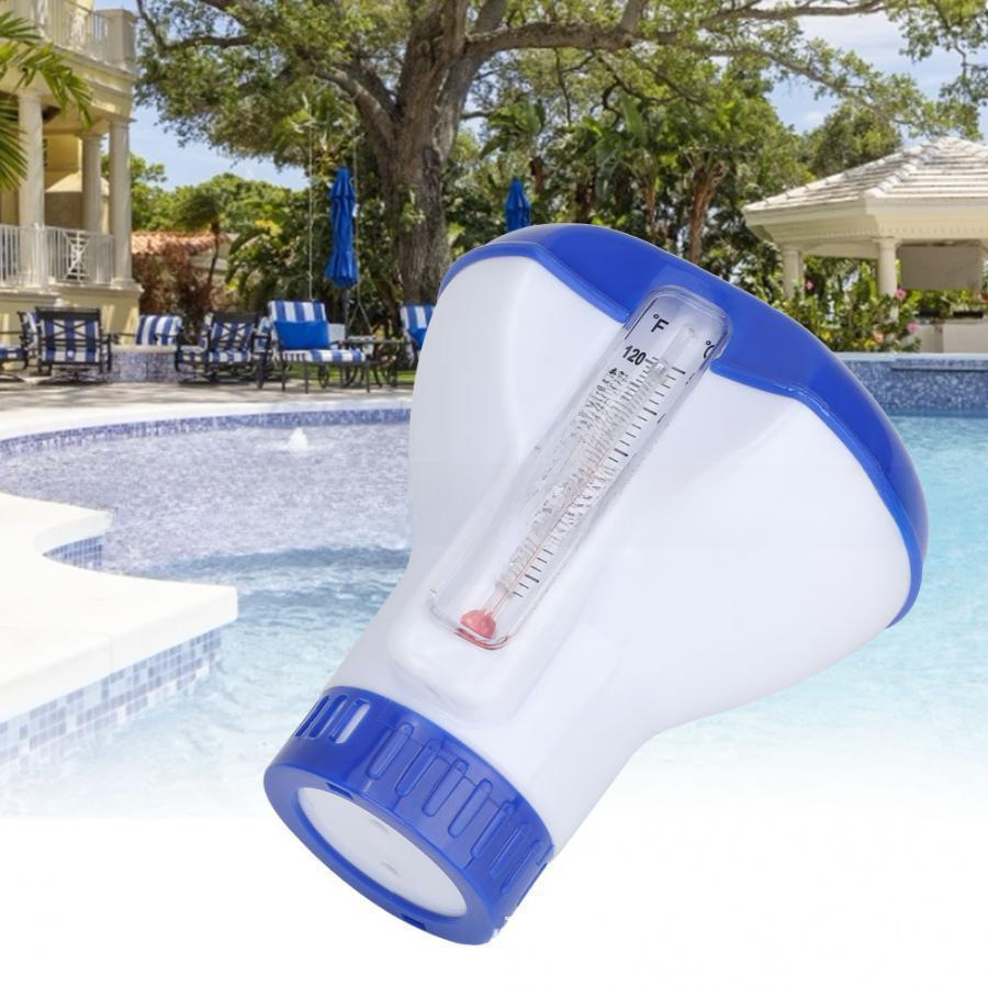 Spot Swimming Pool Floating Pill Floating Cup 8inch Disinfection Automatic Dosing Device Floating Dosing Device Floating Medicine Box Telescopic