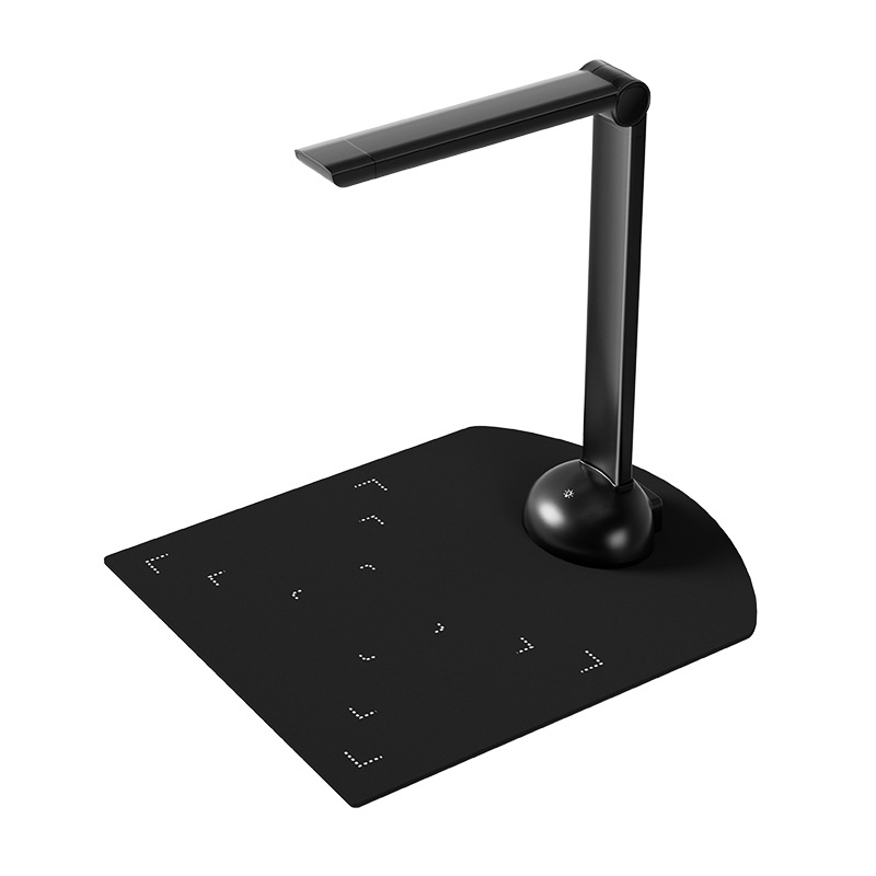 High camera document ID card scanning photo teaching online class examination paper book annotation installation-free office scanner