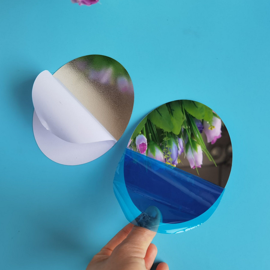 Source Factory Mirror Pet Mirror Electroplated Plastic Mirror Self-Adhesive Pet Lens Soft Mirror That Will Not Break