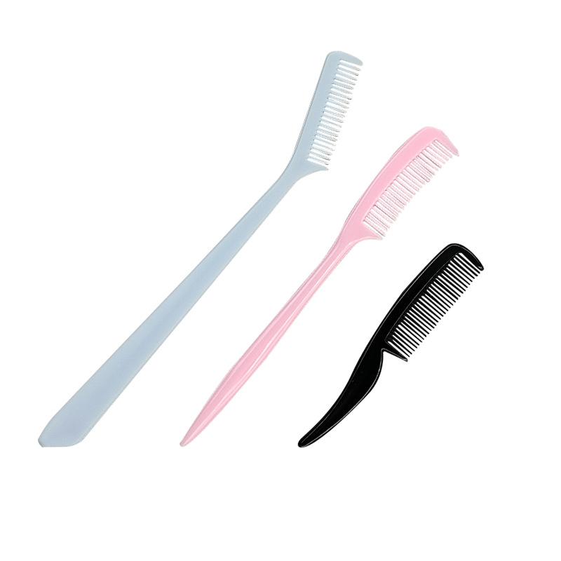 Factory wholesale eyelash comb sea comb eyebrow comb eyelash comb compact and easy to carry makeup eyelash comb